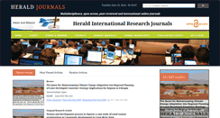 Desktop Screenshot of heraldjournals.org